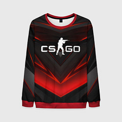 Свитшот мужской CS GO logo, цвет: 3D-красный