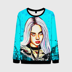 Свитшот мужской BILLIE EILISH: Fan Art, цвет: 3D-черный