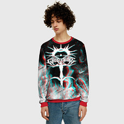Свитшот мужской GHOSTEMANE GLITCH, цвет: 3D-красный — фото 2