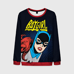 Свитшот мужской Batgirl, цвет: 3D-красный