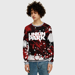 Свитшот мужской Linkin Park, цвет: 3D-меланж — фото 2