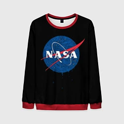 Свитшот мужской NASA Краски, цвет: 3D-красный