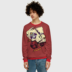 Свитшот мужской One Piece, цвет: 3D-красный — фото 2