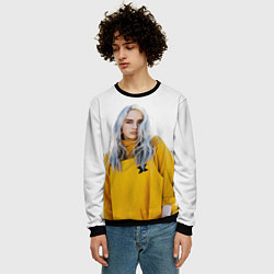 Свитшот мужской BILLIE EILISH, цвет: 3D-черный — фото 2