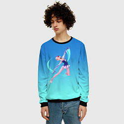 Свитшот мужской Фигурное катание, цвет: 3D-черный — фото 2