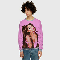 Свитшот мужской Ariana Grande Ариана Гранде, цвет: 3D-меланж — фото 2