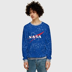 Свитшот мужской NASA, цвет: 3D-меланж — фото 2