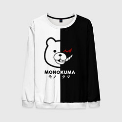Свитшот мужской Monokuma, цвет: 3D-белый