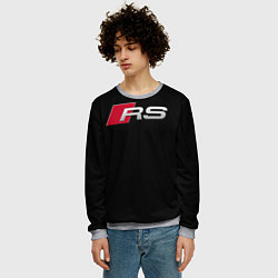 Свитшот мужской AUDI RS, цвет: 3D-меланж — фото 2