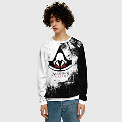 Свитшот мужской Assasin's creed, цвет: 3D-белый — фото 2