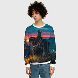 Свитшот мужской The Witcher, цвет: 3D-белый — фото 2