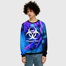 Свитшот мужской PLAGUE INC, цвет: 3D-черный — фото 2