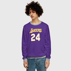 Свитшот мужской Los Angeles Lakers Kobe Brya, цвет: 3D-меланж — фото 2
