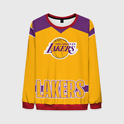 Свитшот мужской Los Angeles Lakers, цвет: 3D-красный