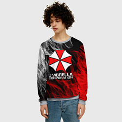 Свитшот мужской UMBRELLA CORP, цвет: 3D-меланж — фото 2