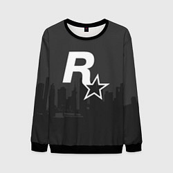 Свитшот мужской ROCKSTAR, цвет: 3D-черный