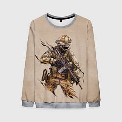 Мужской свитшот Военный