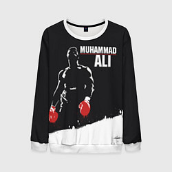 Свитшот мужской Muhammad Ali, цвет: 3D-белый