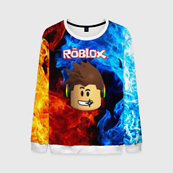 Свитшот мужской ROBLOX, цвет: 3D-белый