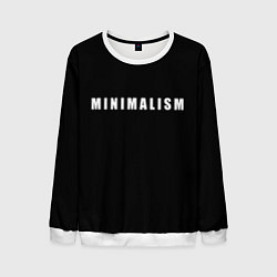 Свитшот мужской Minimalism, цвет: 3D-белый