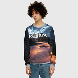 Свитшот мужской ROBLOX, цвет: 3D-меланж — фото 2