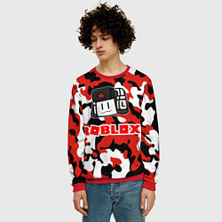 Свитшот мужской ROBLOX, цвет: 3D-красный — фото 2