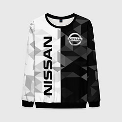 Свитшот мужской NISSAN, цвет: 3D-черный