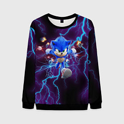 Свитшот мужской SONIC, цвет: 3D-черный
