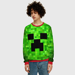 Свитшот мужской MINECRAFT, цвет: 3D-красный — фото 2
