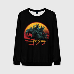 Свитшот мужской GODZILLA, цвет: 3D-черный