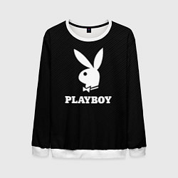 Свитшот мужской PLAYBOY, цвет: 3D-белый