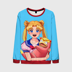 Свитшот мужской СЕЙЛОР И СЛОУПОК, цвет: 3D-красный