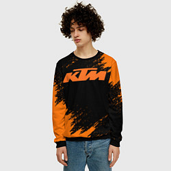 Свитшот мужской KTM, цвет: 3D-черный — фото 2