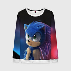 Свитшот мужской SONIC, цвет: 3D-белый