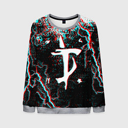 Мужской свитшот DOOM ETERNAL GLITCH