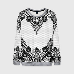 Свитшот мужской Кружева, цвет: 3D-меланж