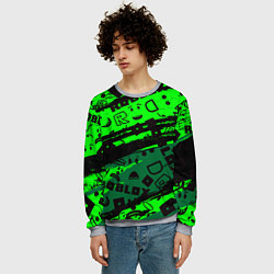Свитшот мужской Roblox, цвет: 3D-меланж — фото 2