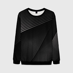 Свитшот мужской МЕТАЛЛИЧЕСКИЕ ПОЛОСЫ, цвет: 3D-черный