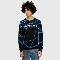 Свитшот мужской Detroit:Become Human, цвет: 3D-черный — фото 2