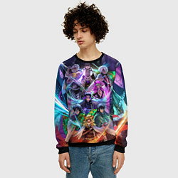 Свитшот мужской KIMETSU NO YAIBA, цвет: 3D-черный — фото 2