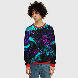 Свитшот мужской ABSTRACT, цвет: 3D-красный — фото 2