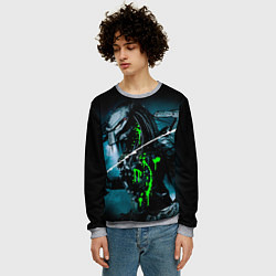 Свитшот мужской PREDATOR, цвет: 3D-меланж — фото 2