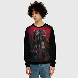 Свитшот мужской PREDATOR, цвет: 3D-черный — фото 2