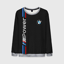 Свитшот мужской BMW POWER CARBON, цвет: 3D-меланж