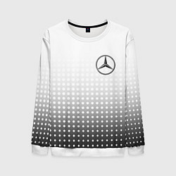 Свитшот мужской Mercedes-Benz, цвет: 3D-белый
