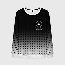 Свитшот мужской Mercedes-Benz, цвет: 3D-белый
