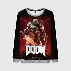 Свитшот мужской Doom, цвет: 3D-меланж