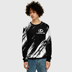 Свитшот мужской LEXUS, цвет: 3D-черный — фото 2