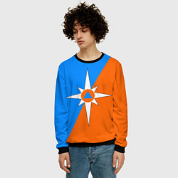 Свитшот мужской МЧС России, цвет: 3D-черный — фото 2