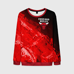 Свитшот мужской CHICAGO BULLS, цвет: 3D-красный